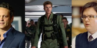 Vince Vaughn, Liam Hemsworth et Clark Duke dans « Arkansas »