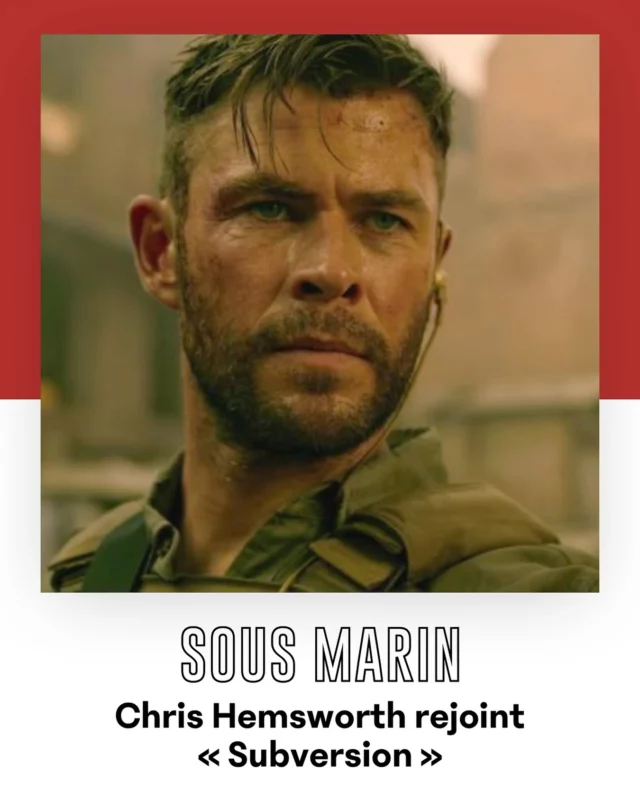 Chris Hemsworth rejoint #Subversion dirigé par Patrick Vollrath pour Amazon MGM Studios.

Plus d’informations sur Slidemovies.fr

#film #streaming #news